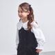 ビッグカラーブラウス 110 120 130 140cm (2473-7348) CHOPINblue/ショパン ブルー