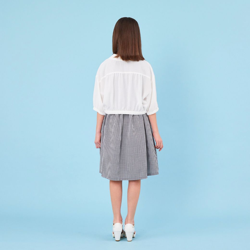 【TIMEセール40%OFF/WEB限定】シアーシャツブルゾン 140 150 160cm (2332-2538) CHOPINblue/ショパン ブルー