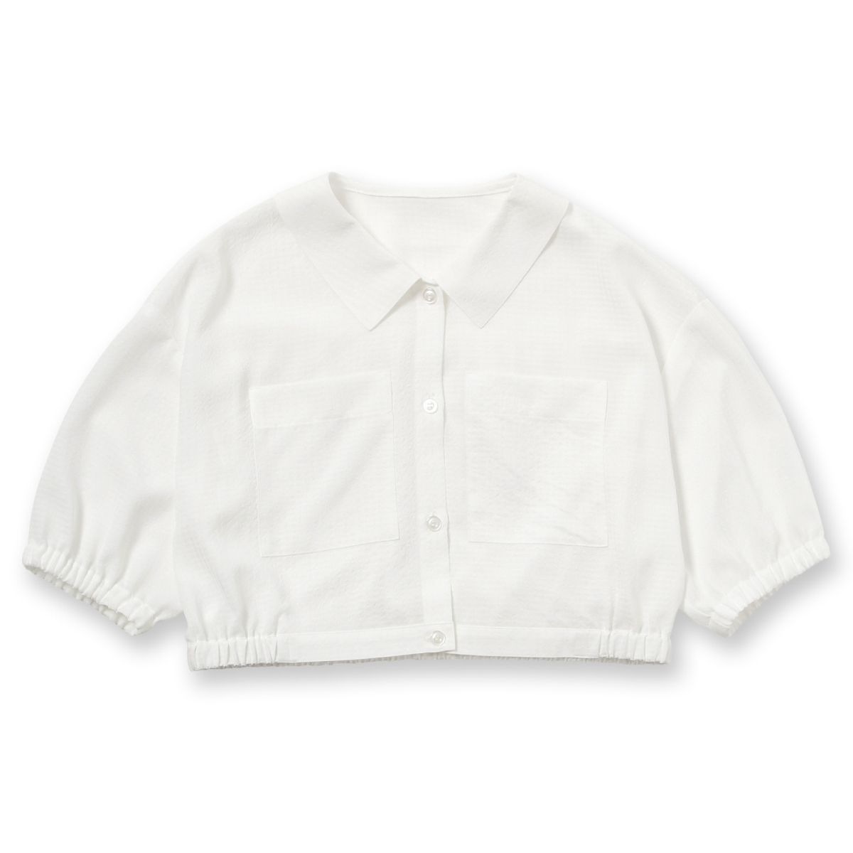 【TIMEセール40%OFF/WEB限定】シアーシャツブルゾン 140 150 160cm (2332-2538) CHOPINblue/ショパン ブルー