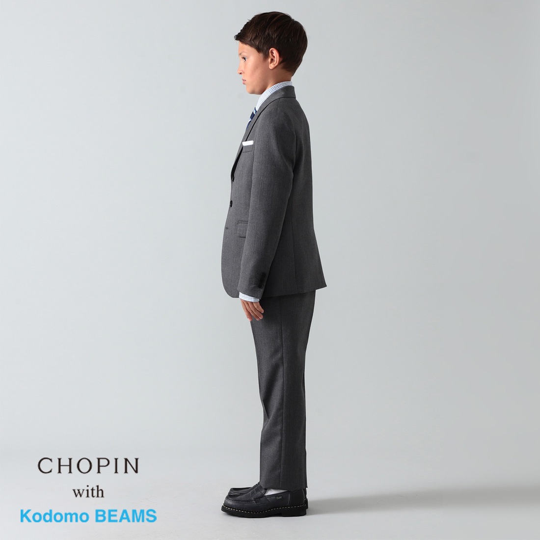ウールグレースーツ 140 150 160cm 01 56 22年モデル 卒業式 スーツ 男の子 キッズフォーマル Chopin ショパン