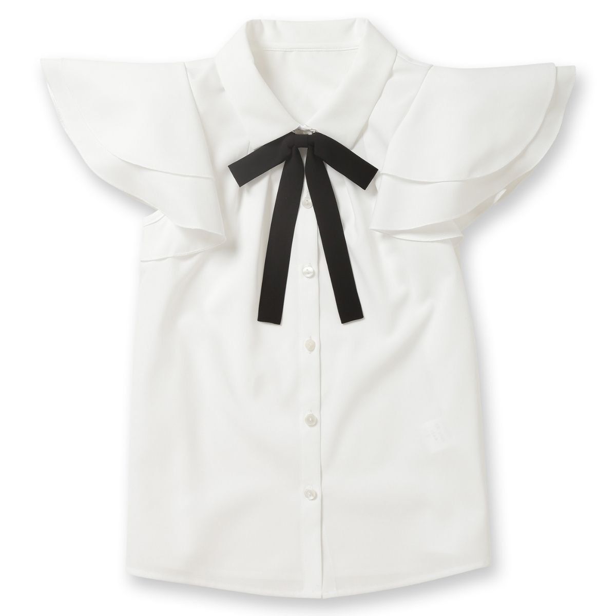 【TIMEセール50%OFF】フリルブラウス 140 150 160cm (8393-2502) CHOPIN/ショパン