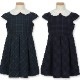 【限定セール15％OFF】 格子柄アンサンブル 130cm(8101-9301-2)