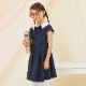 【限定セール15％OFF】 格子柄アンサンブル 130cm(8101-9301-2)