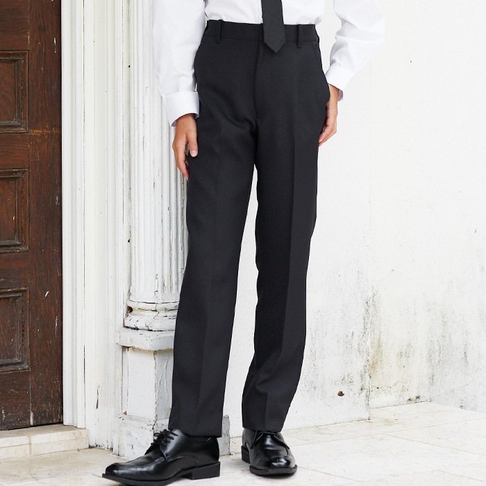 センタープレスロングパンツ 140 150 160cm(8895-5603)