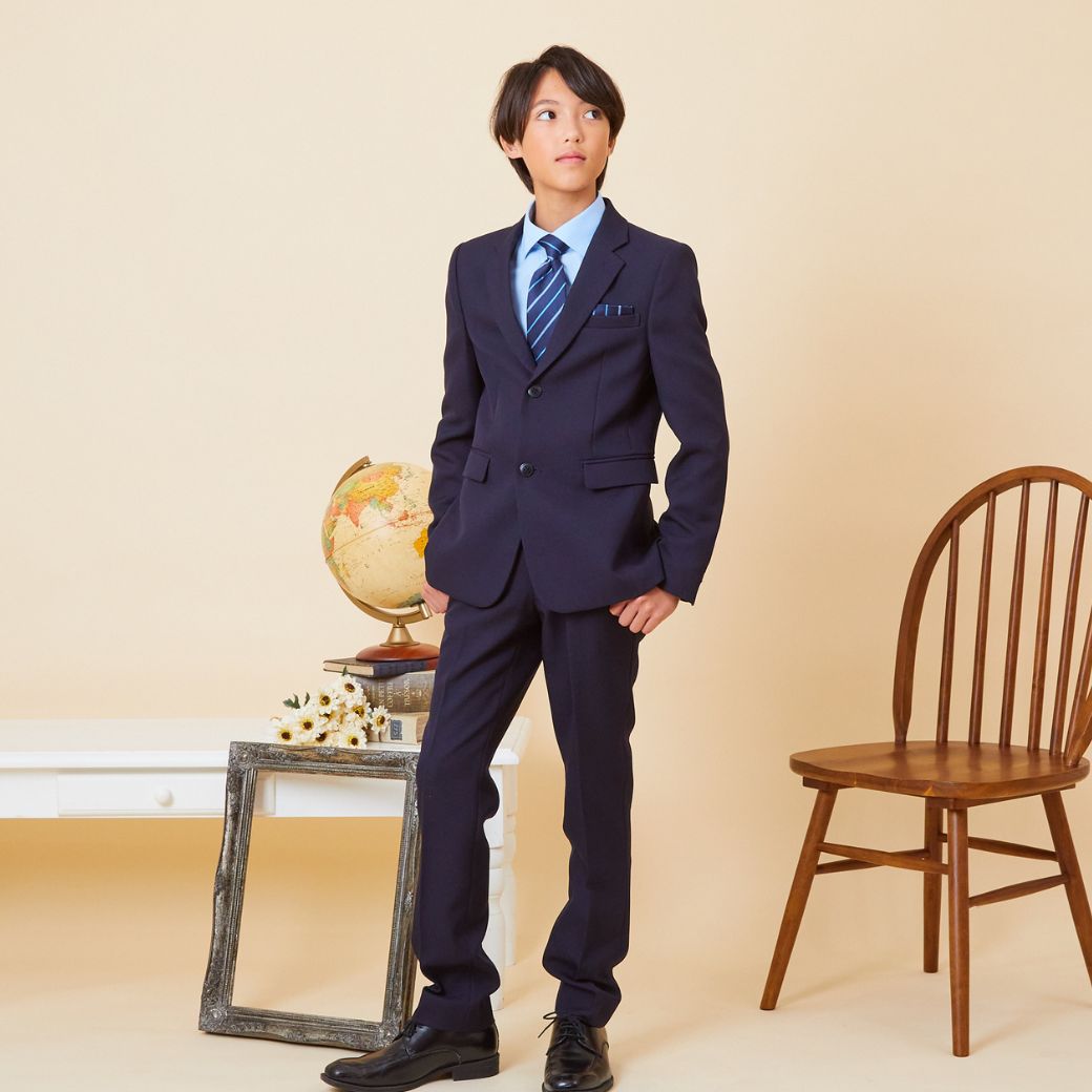 【セール36%OFF】【WEB限定】レジメンタルタイベーシックスーツセット 140 150 160 170 150B 160Bcm(5901-5602)