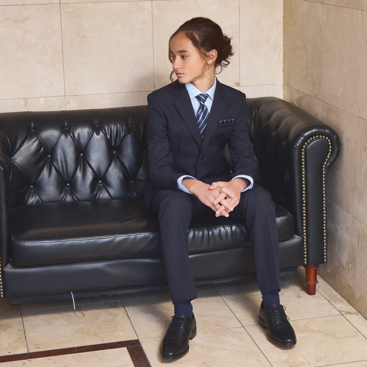 CHOPIN  ベーシックスーツセット　ブラック セール36％OFF】【WEB限定】レジメンタルタイベーシックスーツセット