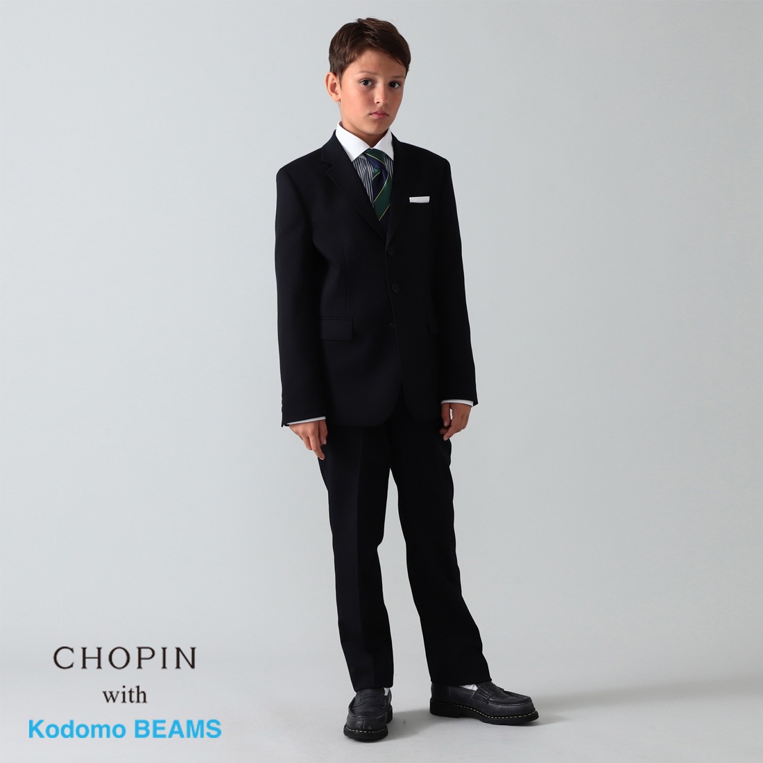 ウールネイビースーツ 140 150 160cm 01 5621 22年モデル 卒業式 スーツ 男の子 キッズフォーマル Chopin ショパン