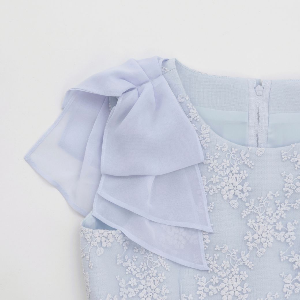 【キッズ】シフォンリボンドレス 120 130cm (8536-2307tdl) CHOPIN/ショパン