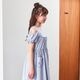 【ジュニア】パフスリーブワンピース 接触冷感COOL MAX 140 150 160cm (2636-7553) CHOPIN blue/ショパンブルー