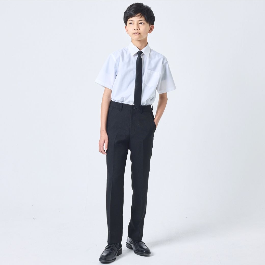 男の子フォーマル3点セット 半袖シャツ・ネクタイ・ロングパンツ 140 150 160cm(8895-5603-set) CHOPIN/ショパン