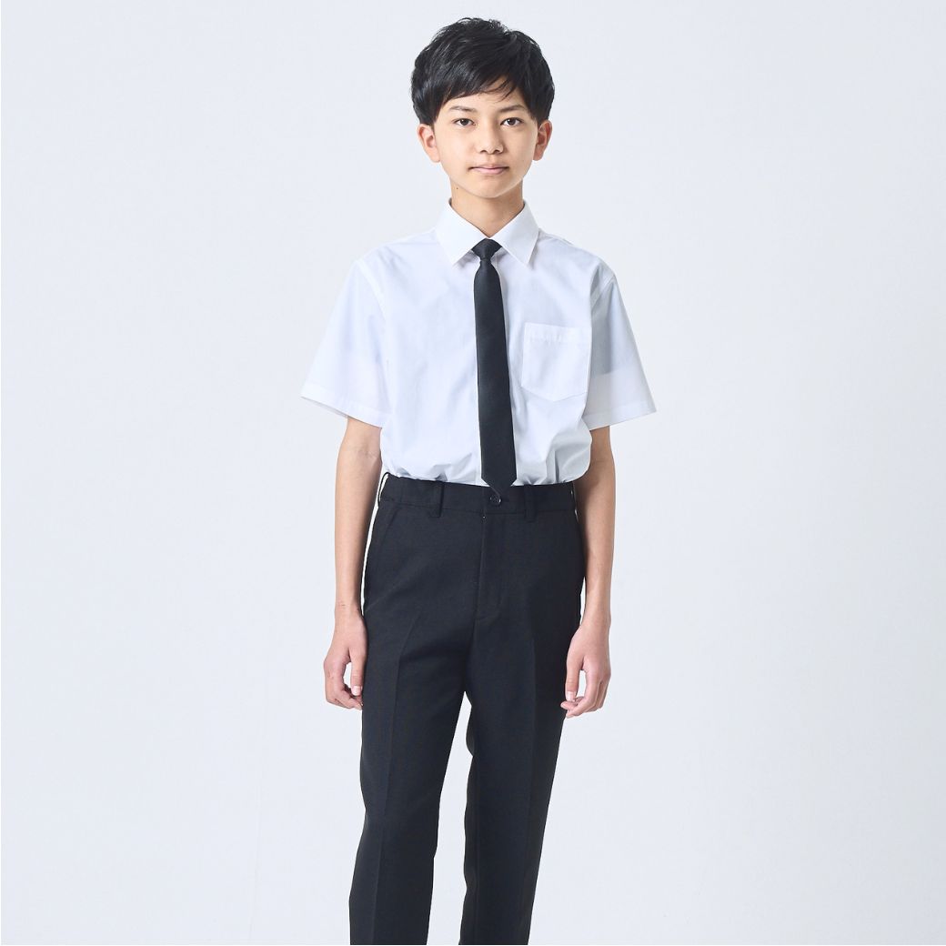 男の子フォーマル3点セット 半袖シャツ・ネクタイ・ロングパンツ 140 150 160cm(8895-5603-set) CHOPIN/ショパン