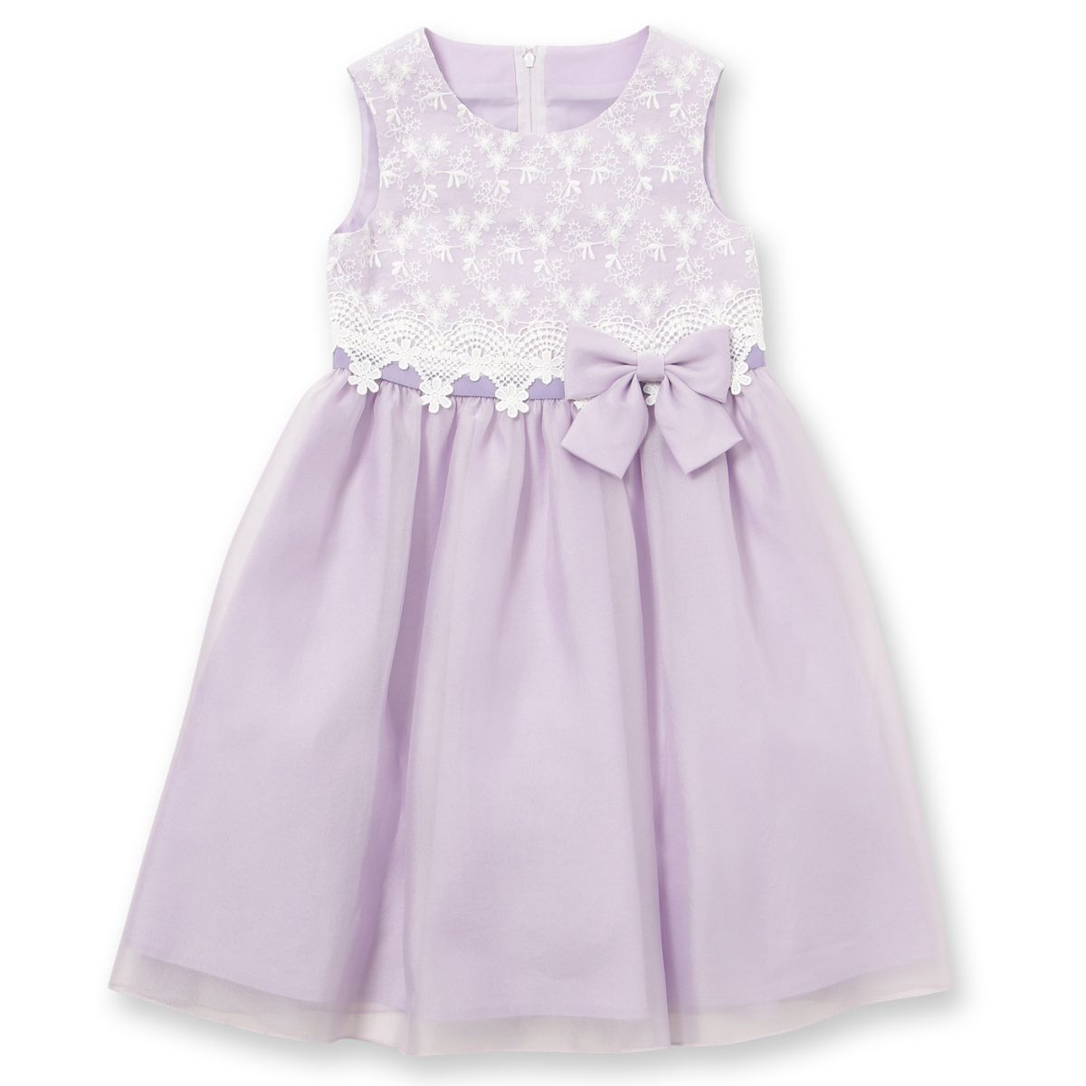 レース×オーガンザドレス 80 90 100 110 120cm (8396-7105-7305) CHOPIN/ショパン