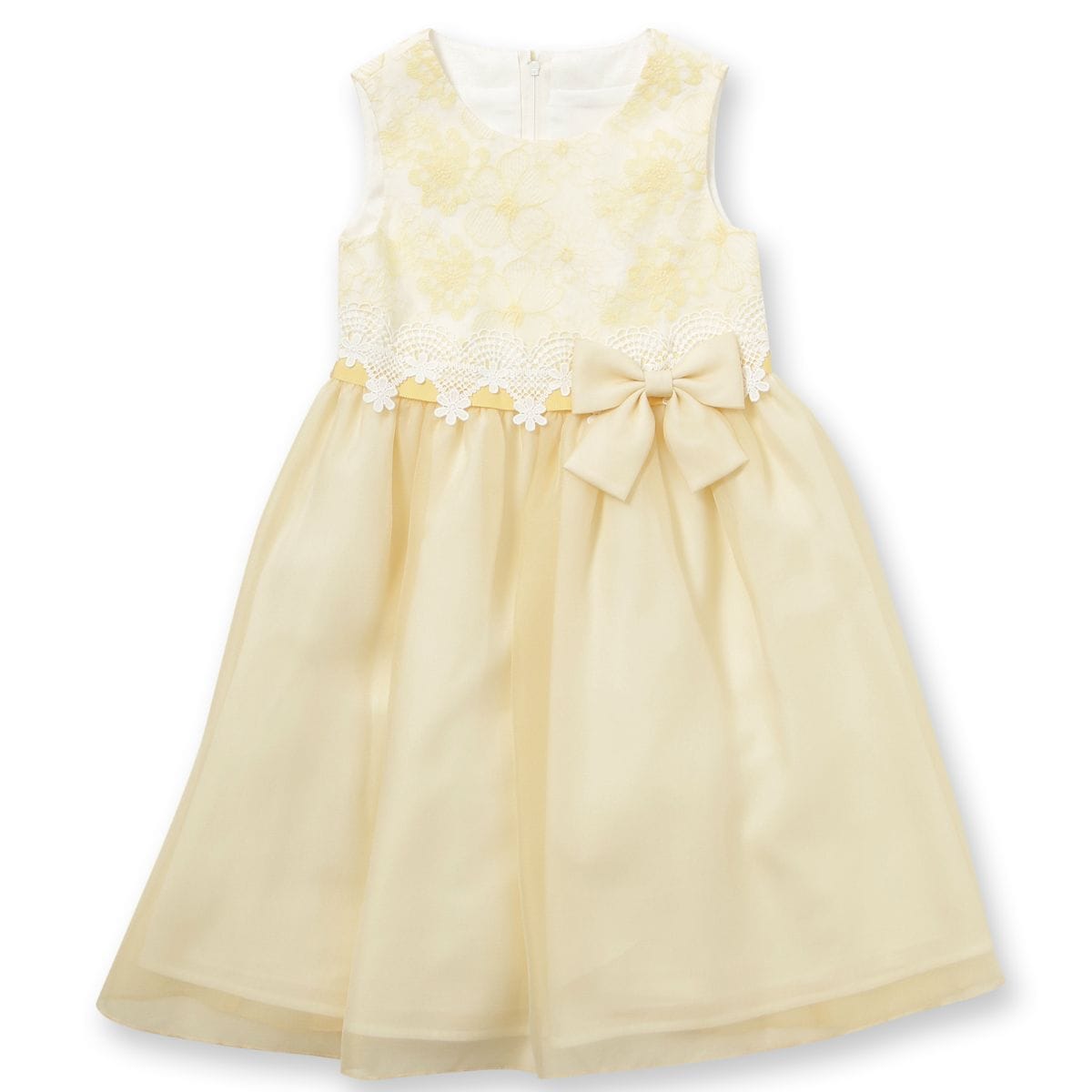 レース×オーガンザドレス 80 90 100 110 120cm (8396-7105-7305) CHOPIN/ショパン