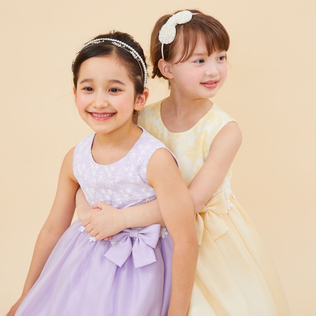 レース×オーガンザドレス 80 90 100 110 120cm (8396-7105-7305) CHOPIN/ショパン