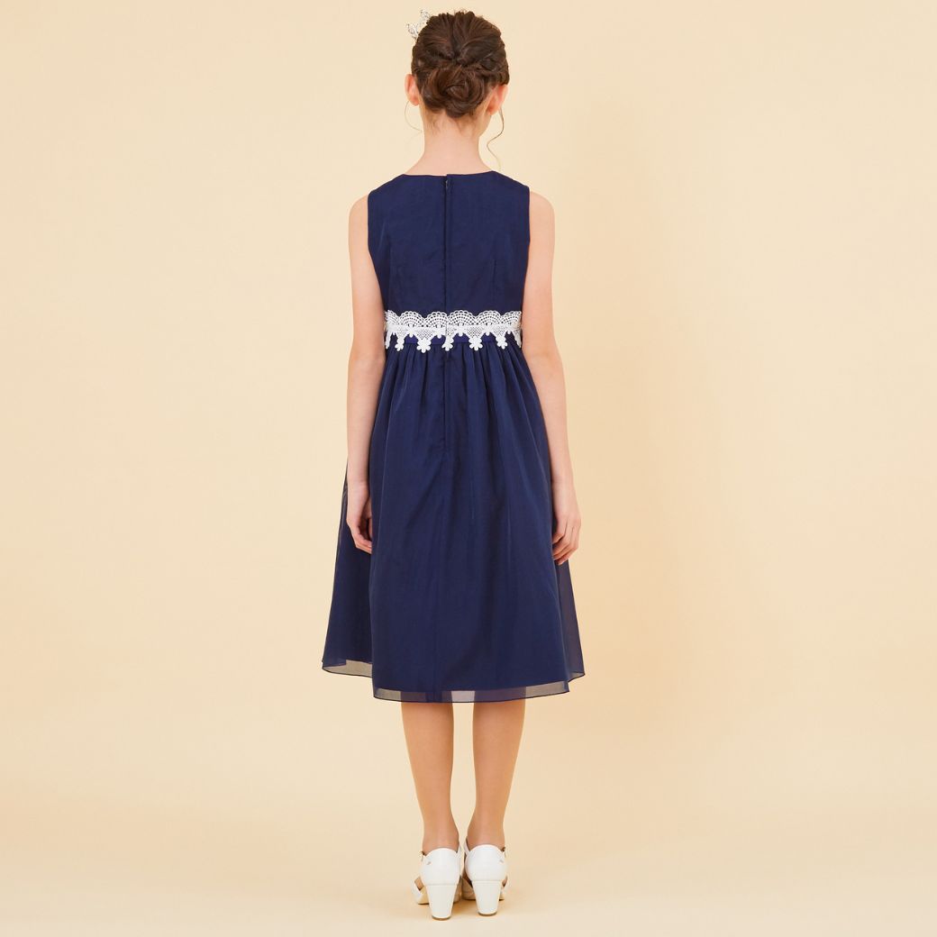 レース×オーガンザドレス 80 90 100 110 120cm (8396-7105-7305) CHOPIN/ショパン