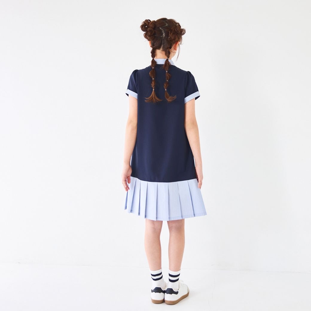オンヨネ　ワンピース　ジュニア　140 ジュニア】COOLMAXカフスワンピース 140 150 160cm クールマックス