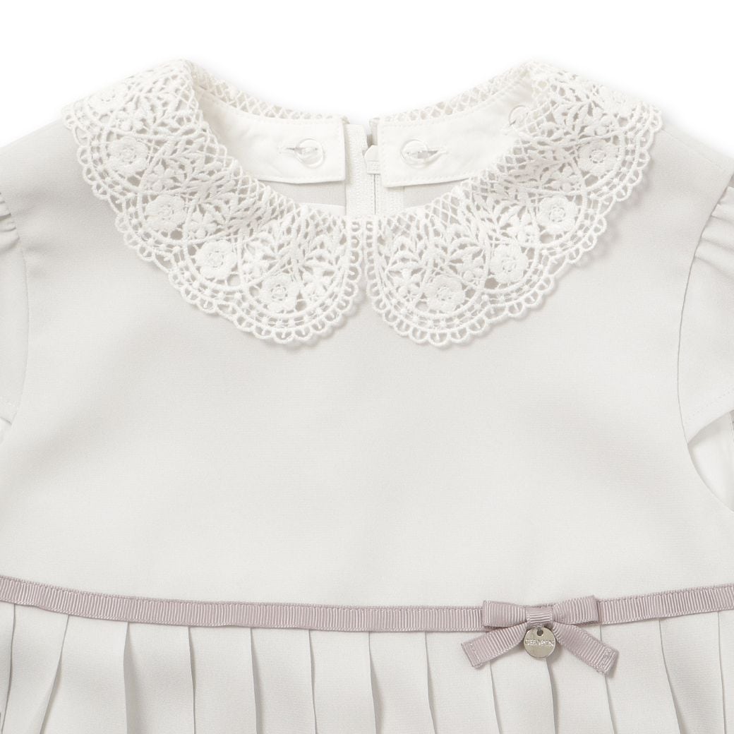 【TIMEセール10%OFF】襟2wayプリーツ切り替えワンピース 110 120 130 140cm (8396-7306) CHOPIN/ショパン