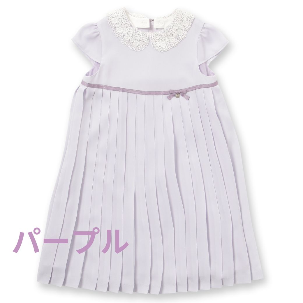 【TIMEセール10%OFF】襟2wayプリーツ切り替えワンピース 110 120 130 140cm (8396-7306) CHOPIN/ショパン