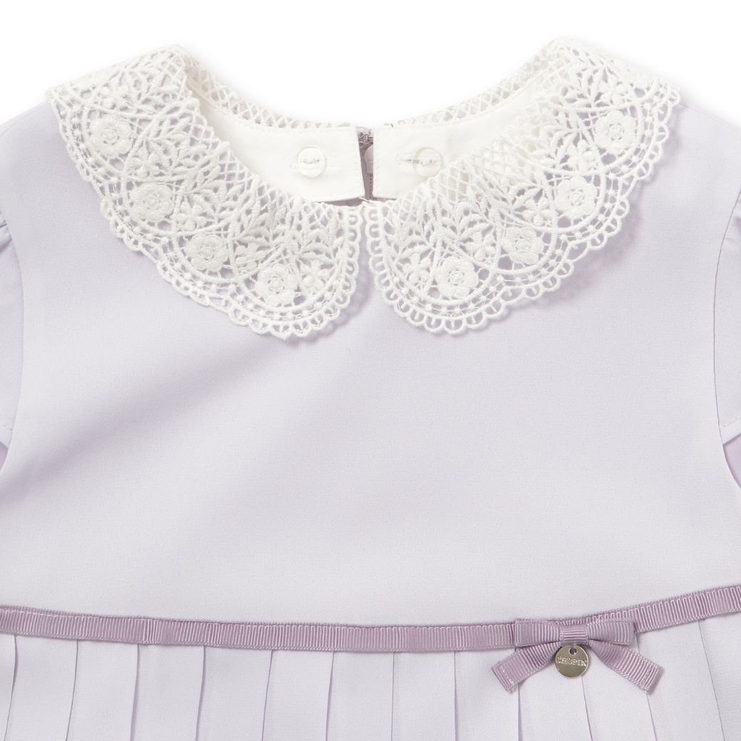 【TIMEセール10%OFF】襟2wayプリーツ切り替えワンピース 110 120 130 140cm (8396-7306) CHOPIN/ショパン