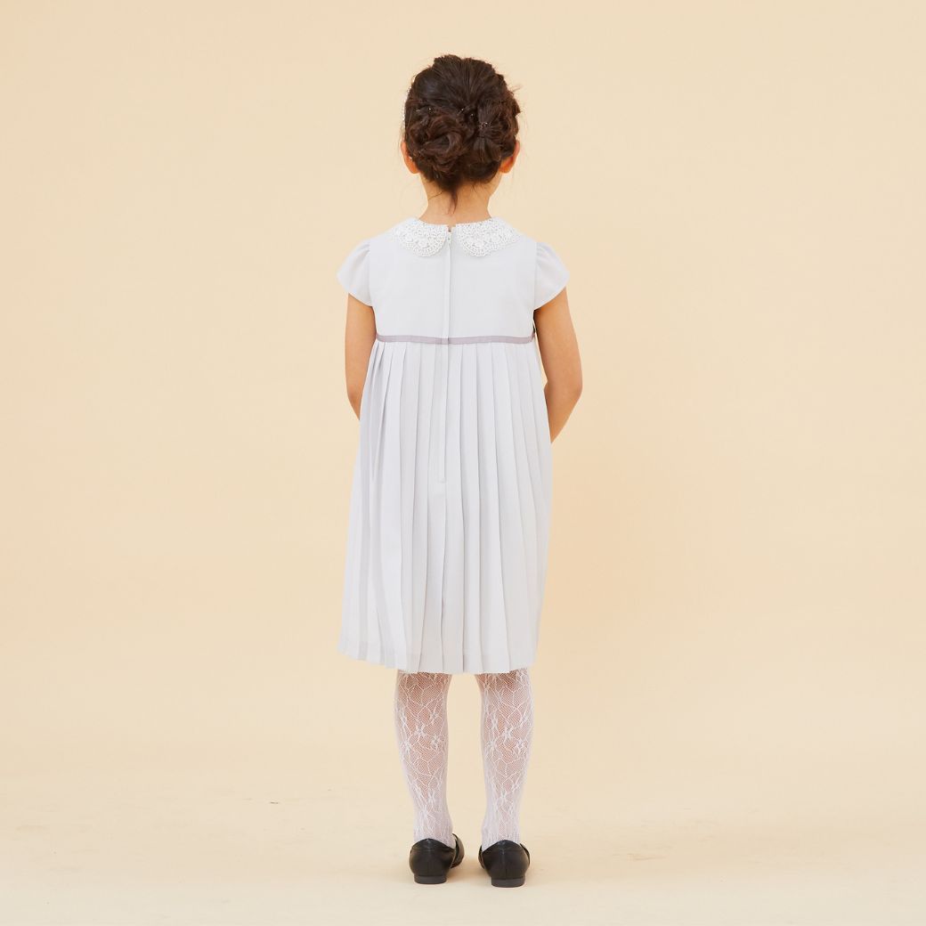 【TIMEセール10%OFF】襟2wayプリーツ切り替えワンピース 110 120 130 140cm (8396-7306) CHOPIN/ショパン