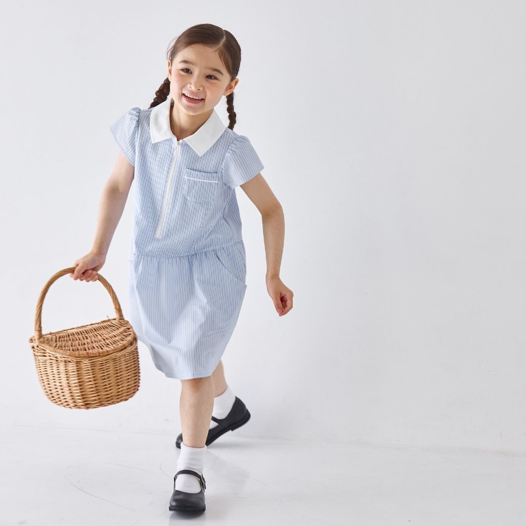 CLEARANCEセール50％OFF】【キッズ】マルチストライプジップ