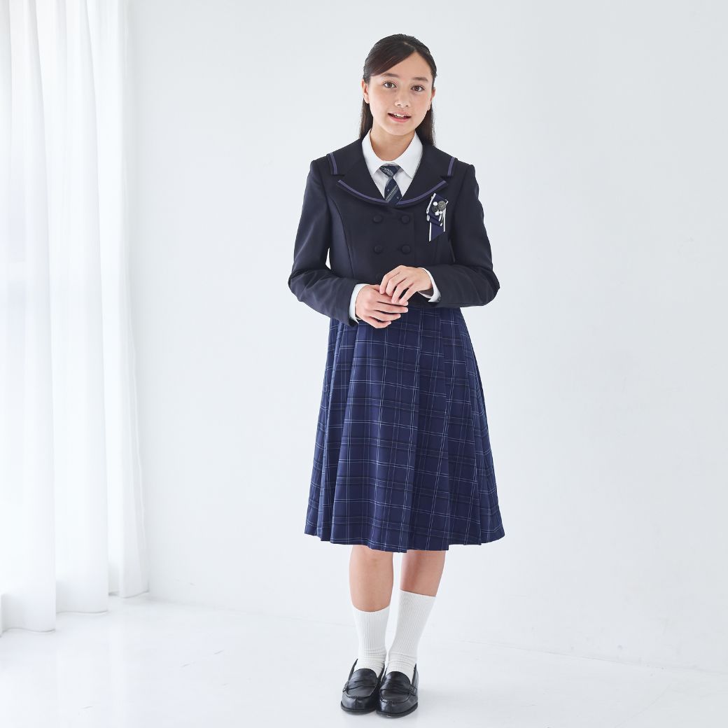 2024年品♡ショパン セーラー襟 ジャンパースカートスーツ 150 ネイビー NEW【セール50%OFF】セーラー襟ジャンパースカートスーツ 150