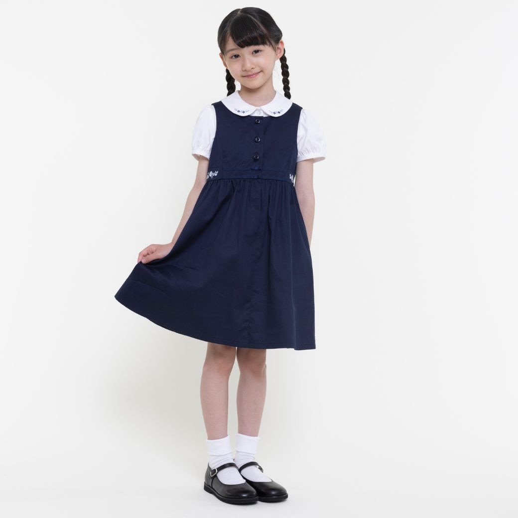 前開きジャンスカ 90 100 110 120 130 140cm (8396-7312) CHOPIN/ショパン