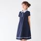 【ジュニア】ポロ風ワンピース COOLMAX140 150 160 170cm (2636-2545) CHOPIN blue/ショパンブルー