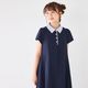 【ジュニア】ポロ風ワンピース COOLMAX140 150 160 170cm (2636-2545) CHOPIN blue/ショパンブルー