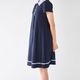 【ジュニア】ポロ風ワンピース COOLMAX140 150 160 170cm (2636-2545) CHOPIN blue/ショパンブルー