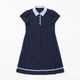 【ジュニア】ポロ風ワンピース COOLMAX140 150 160 170cm (2636-2545) CHOPIN blue/ショパンブルー