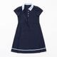 【ジュニア】ポロ風ワンピース COOLMAX140 150 160 170cm (2636-2545) CHOPIN blue/ショパンブルー