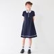 【ジュニア】ポロ風ワンピース COOLMAX140 150 160 170cm (2636-2545) CHOPIN blue/ショパンブルー