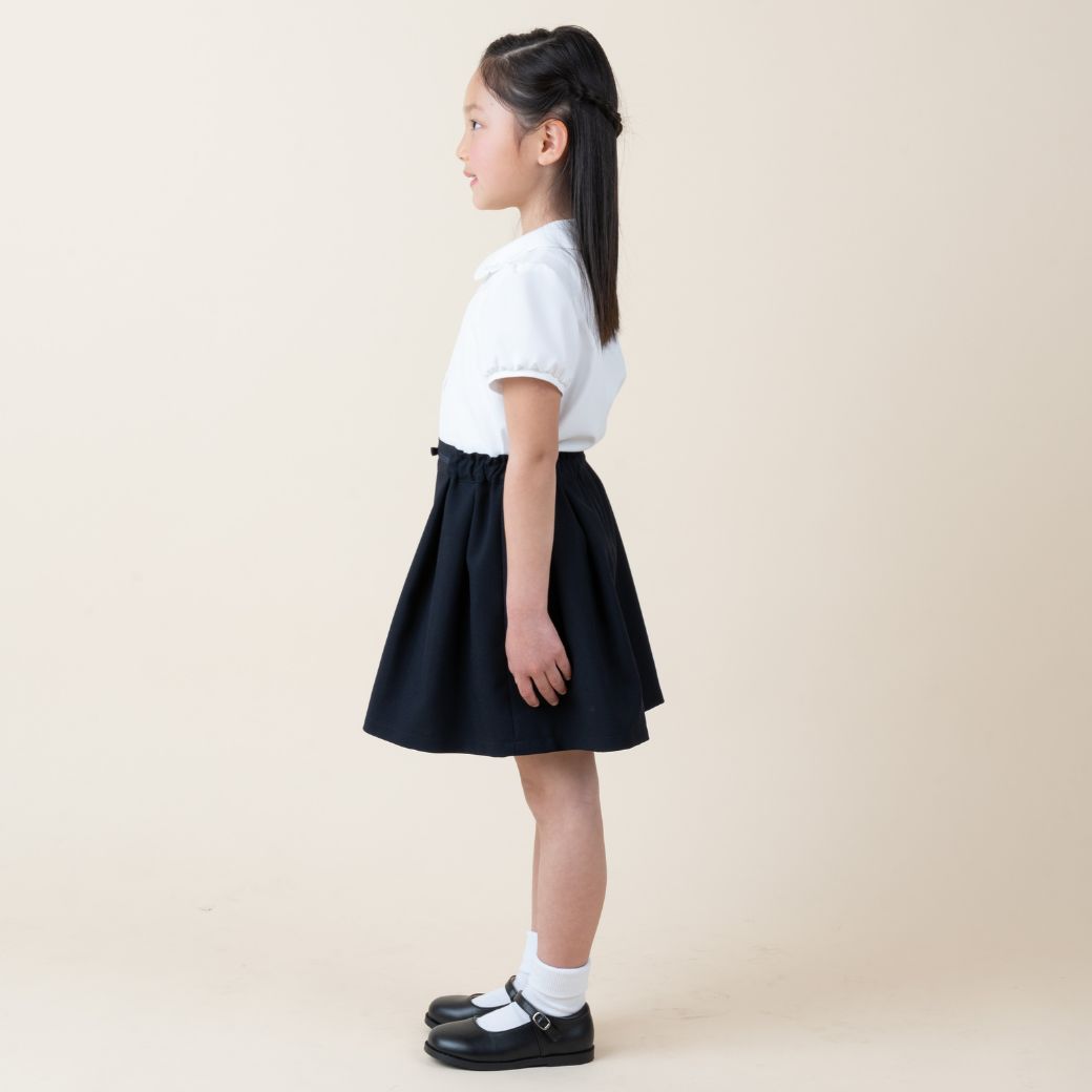 【WEB限定】フォーマル ブラウス 半袖 100 110 120 130cm (2321-2322-2323) CHOPINblue/ショパン ブルー