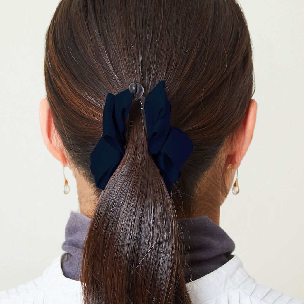 通塾 学校説明会 リボンバナナクリップ (8490-0007) フリー/Free