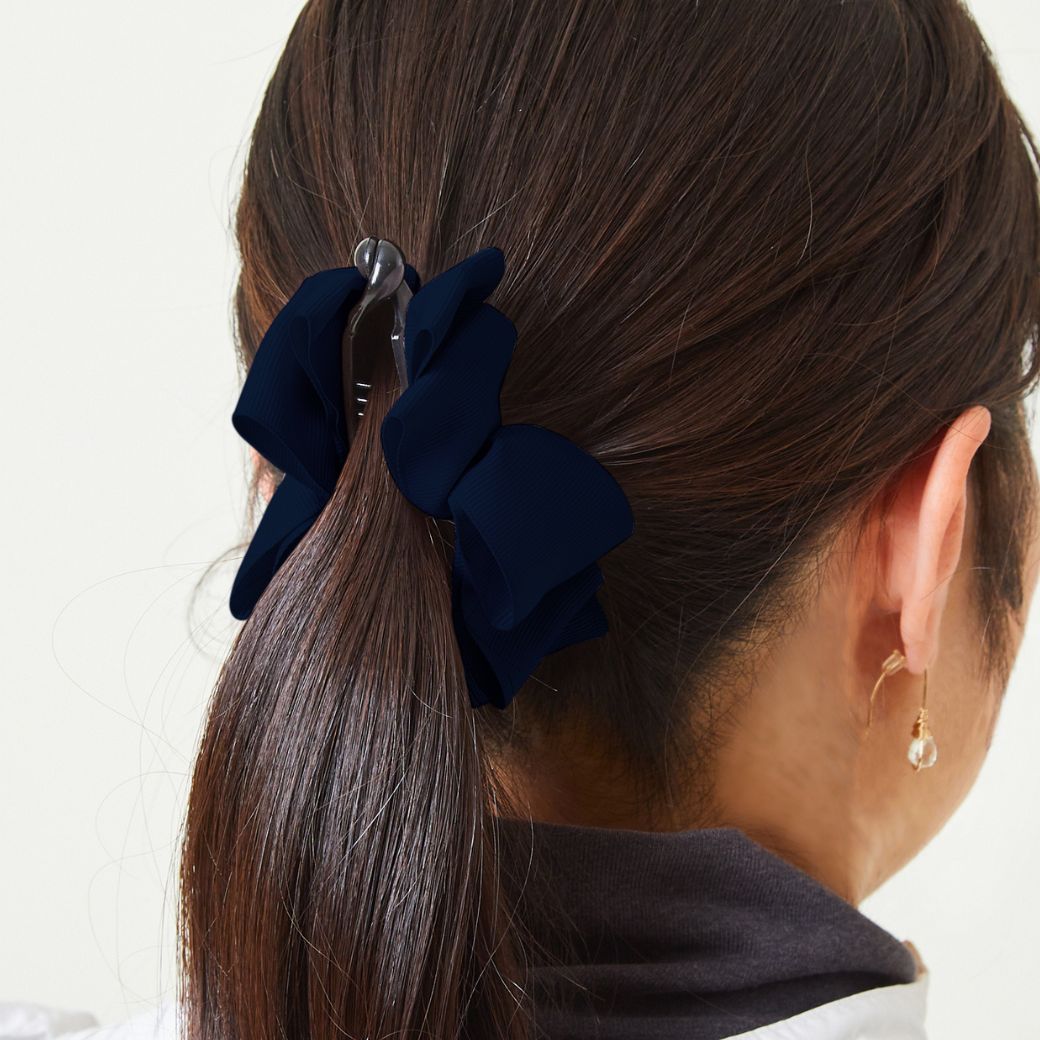 通塾 学校説明会 リボンバナナクリップ (8490-0007) フリー/Free