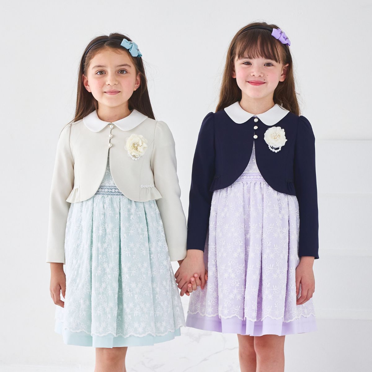 ニュアンスカラーレースアンサンブル 115 120 130cm (2501-7351) CHOPIN/ショパン