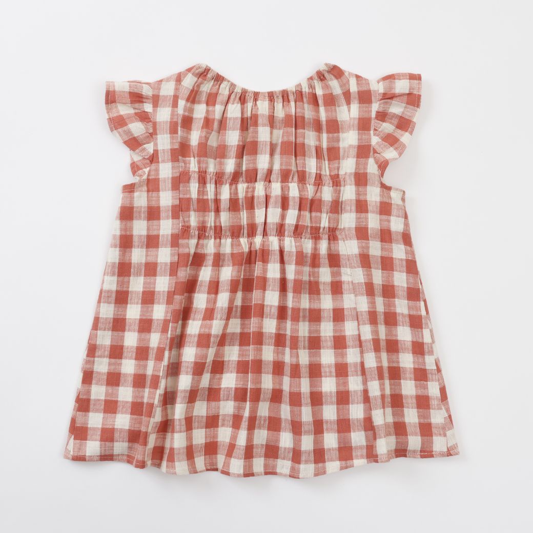 【FINALセール40%OFF】コットンフリルチューリップ刺繍チュニック 90 100 110 120 130 140cm (2533-7110/2533-7327) utremi/ユトレミ