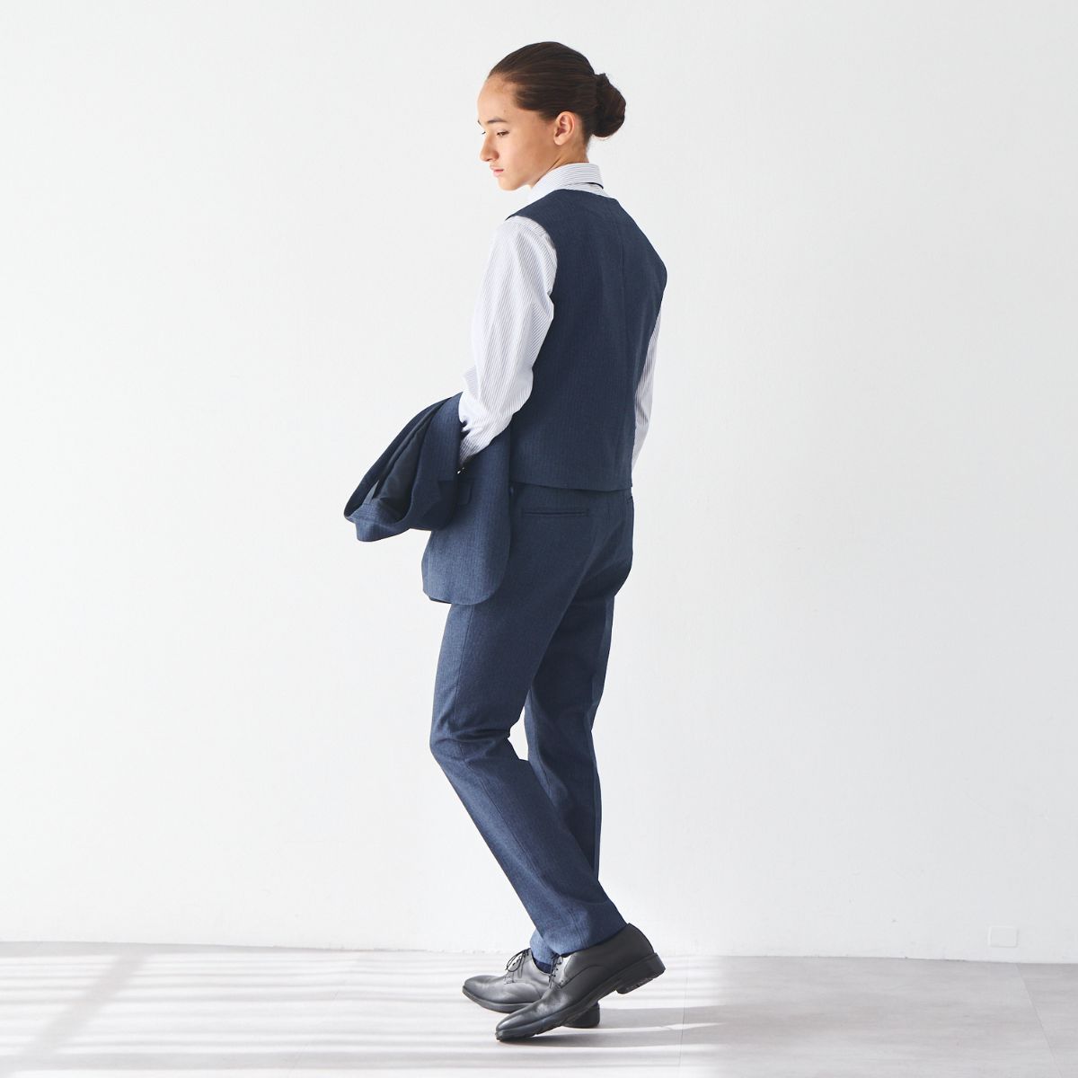 ストライプスリーピーススーツセット 140 150 160 170cm (8371-5604) CHOPIN/ショパン【PRESTIGE LINE】