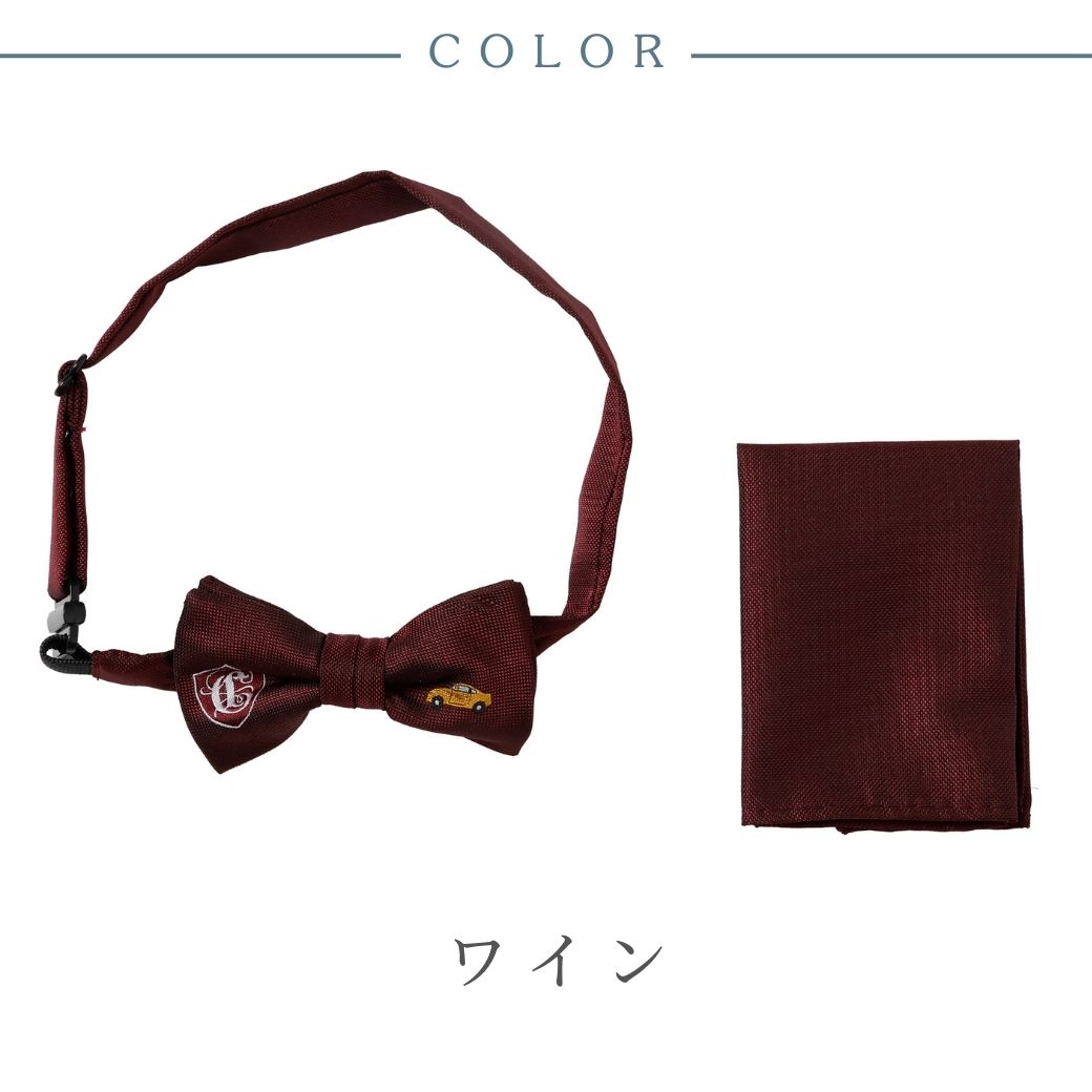 蝶ネクタイ&ポケットチーフセット フリーサイズ (2478-5462) CHOPINblue/ショパンブルー