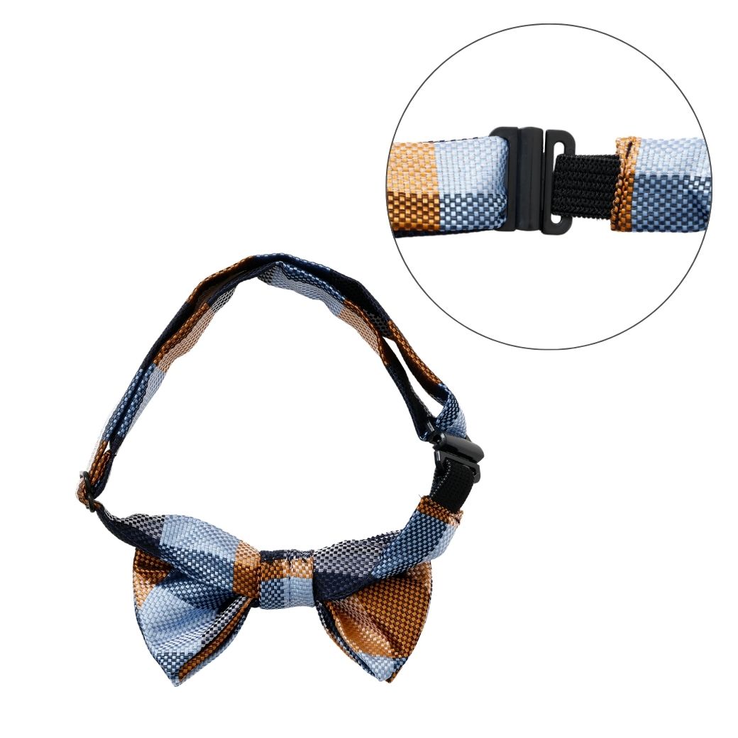 蝶ネクタイ&ポケットチーフセット フリーサイズ (2478-5462) CHOPINblue/ショパンブルー