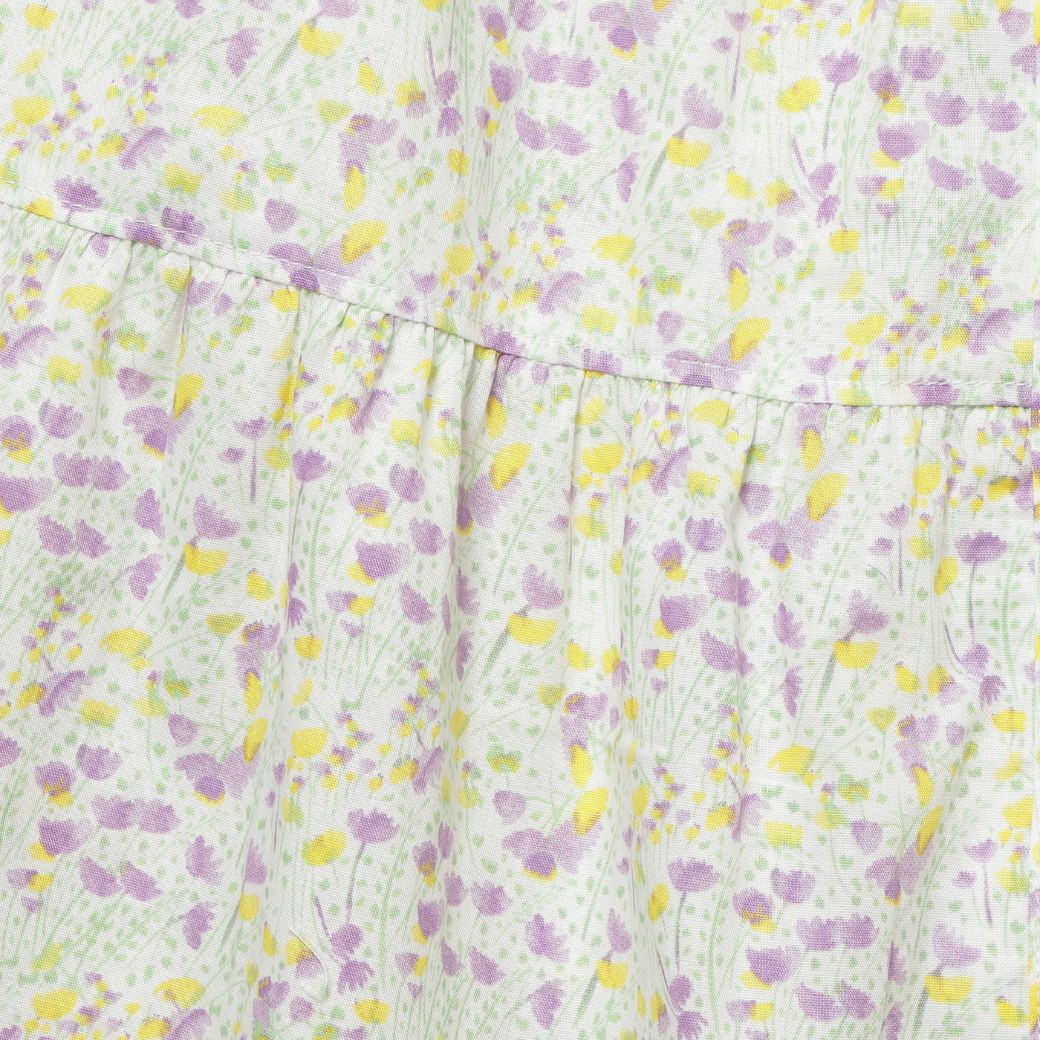 【ファイナルセール50%OFF】フラワーティアードワンピース 90 100cm (2436-7168) CHOPINblue/ショパンブルー