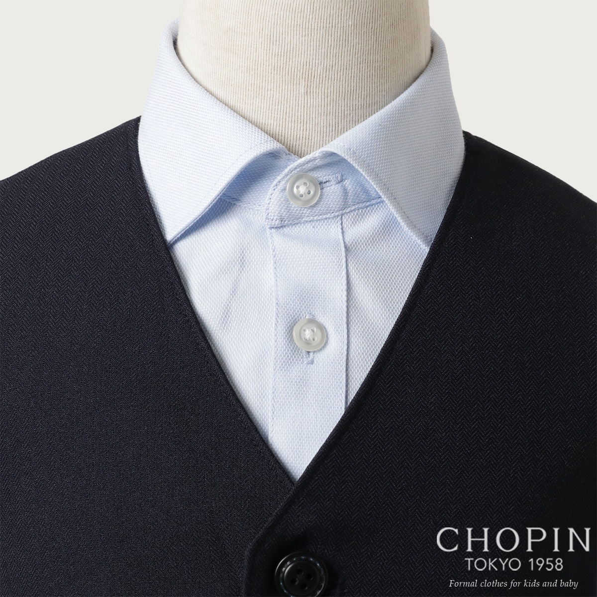 半袖ベストスーツ (8031-5415) 100 110 120 130cm
