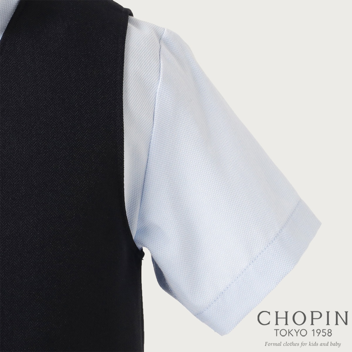 半袖ベストスーツ (8031-5415) 100 110 120 130cm