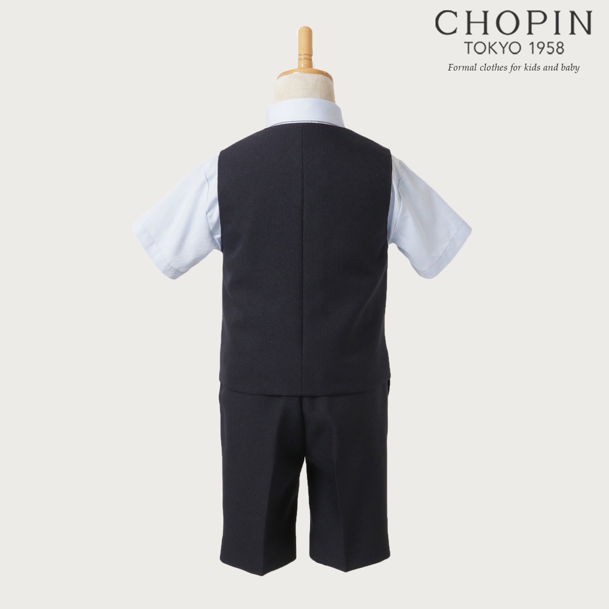 半袖ベストスーツ (8031-5415) 100 110 120 130cm