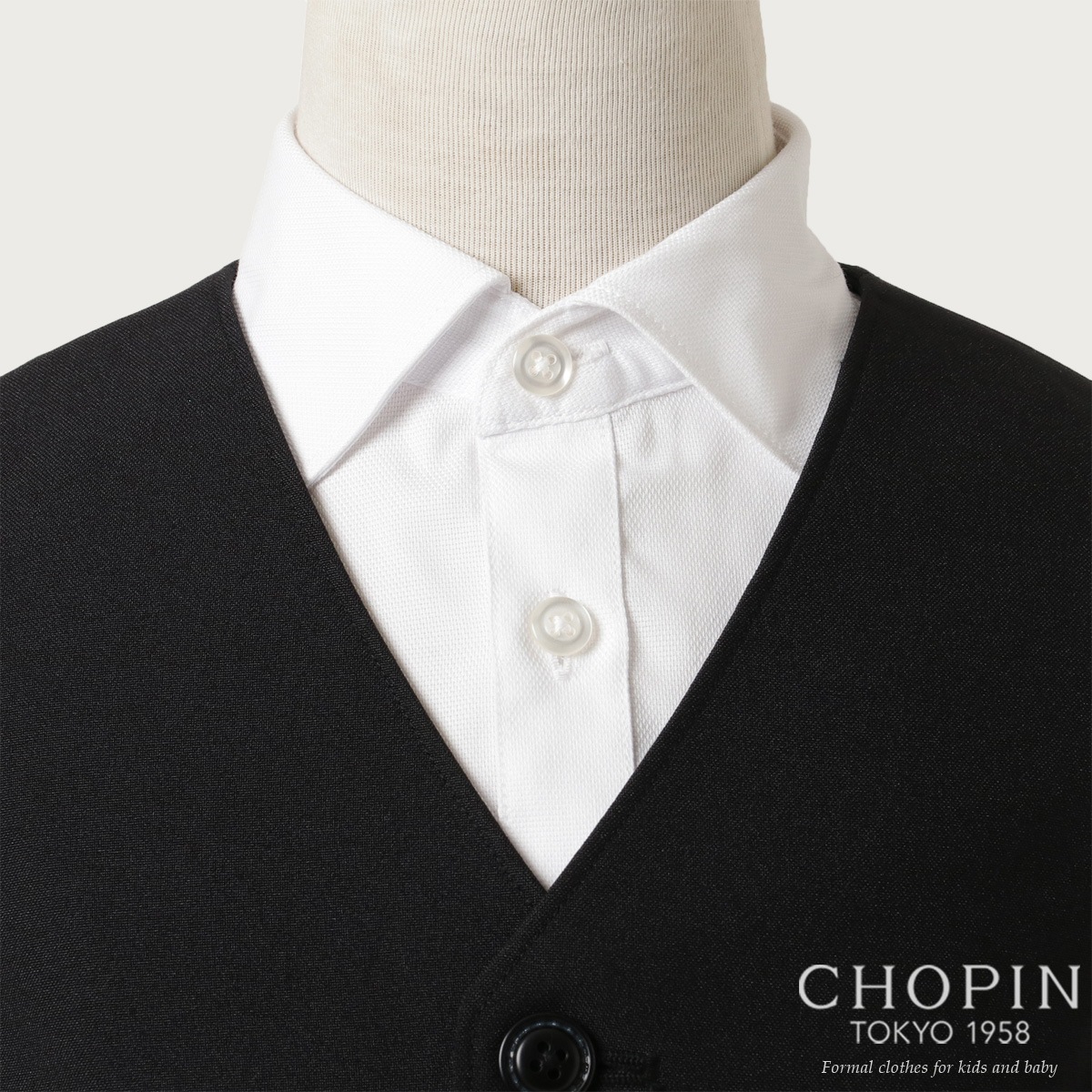 半袖ベストスーツ (8031-5415) 100 110 120 130cm