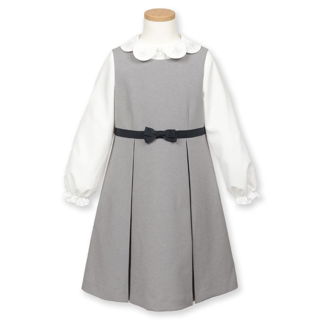 ペタル襟スーツセット 115 120 130 120B 130Bcm (2371-8307) CHOPINblue/ショパン ブルー