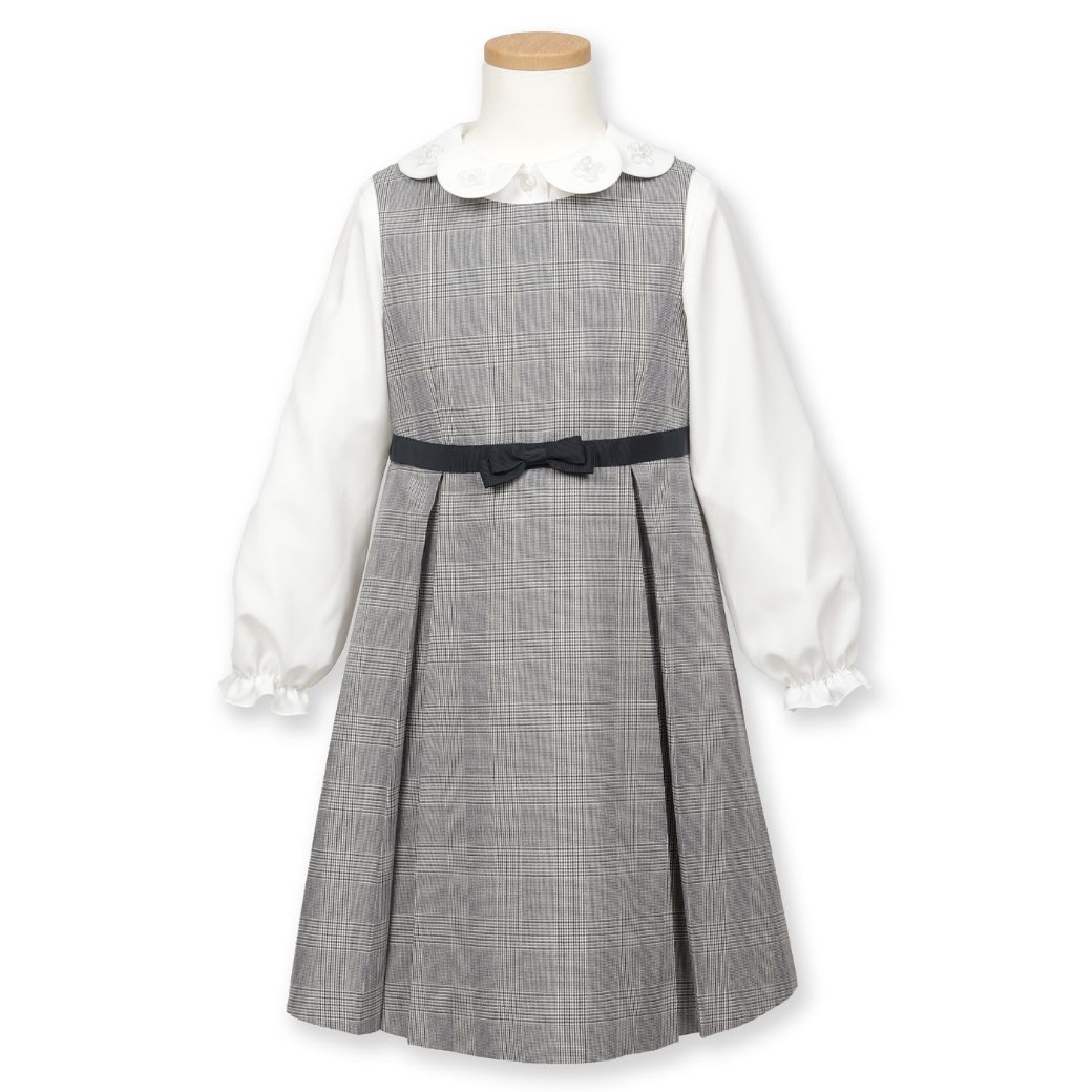 ペタル襟スーツセット 115 120 130 120B 130Bcm (2371-8307) CHOPINblue/ショパン ブルー