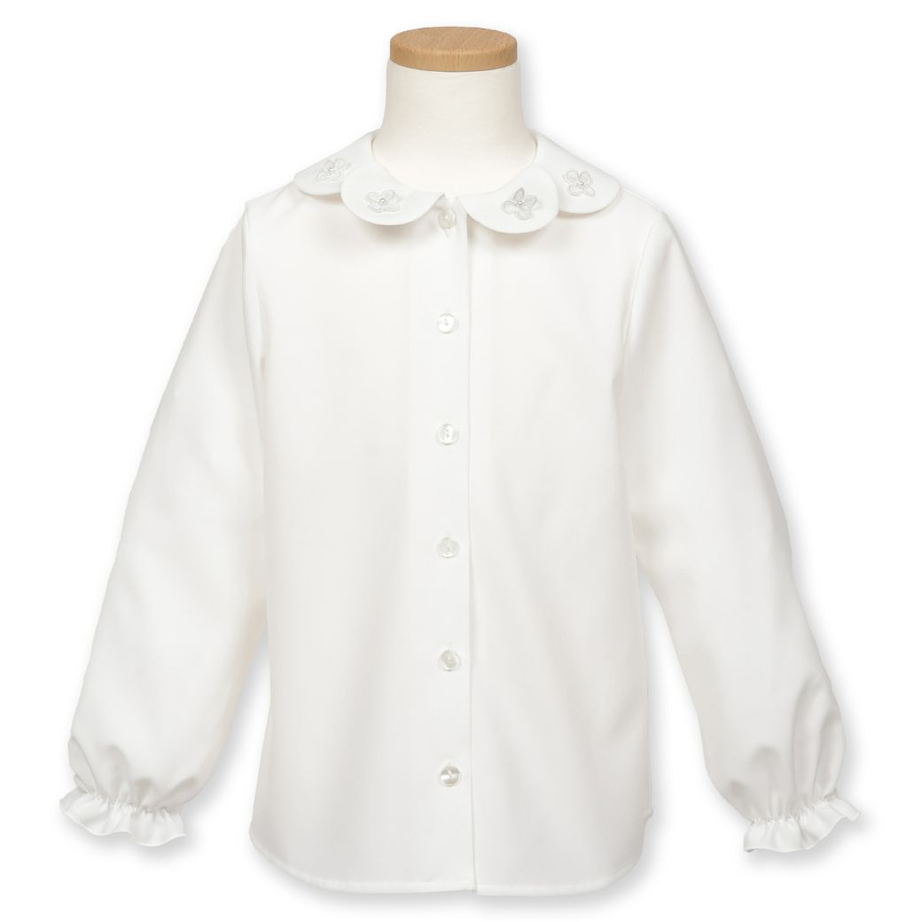 ペタル襟スーツセット 115 120 130 120B 130Bcm (2371-8307) CHOPINblue/ショパン ブルー