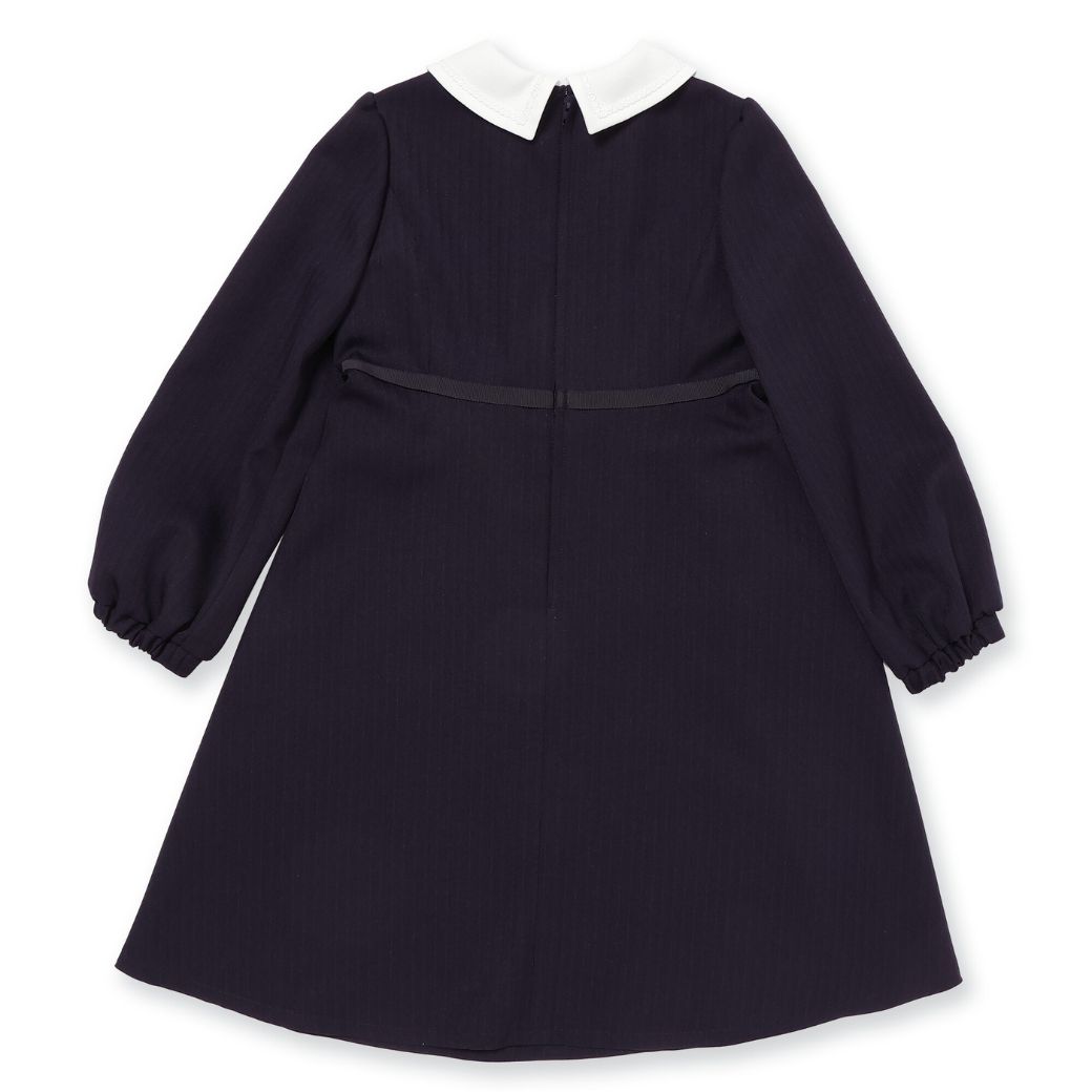 【セール20%OFF】シンプルAラインワンピース 100 110 120 130cm (2376-7355) CHOPINblue/ショパン ブルー